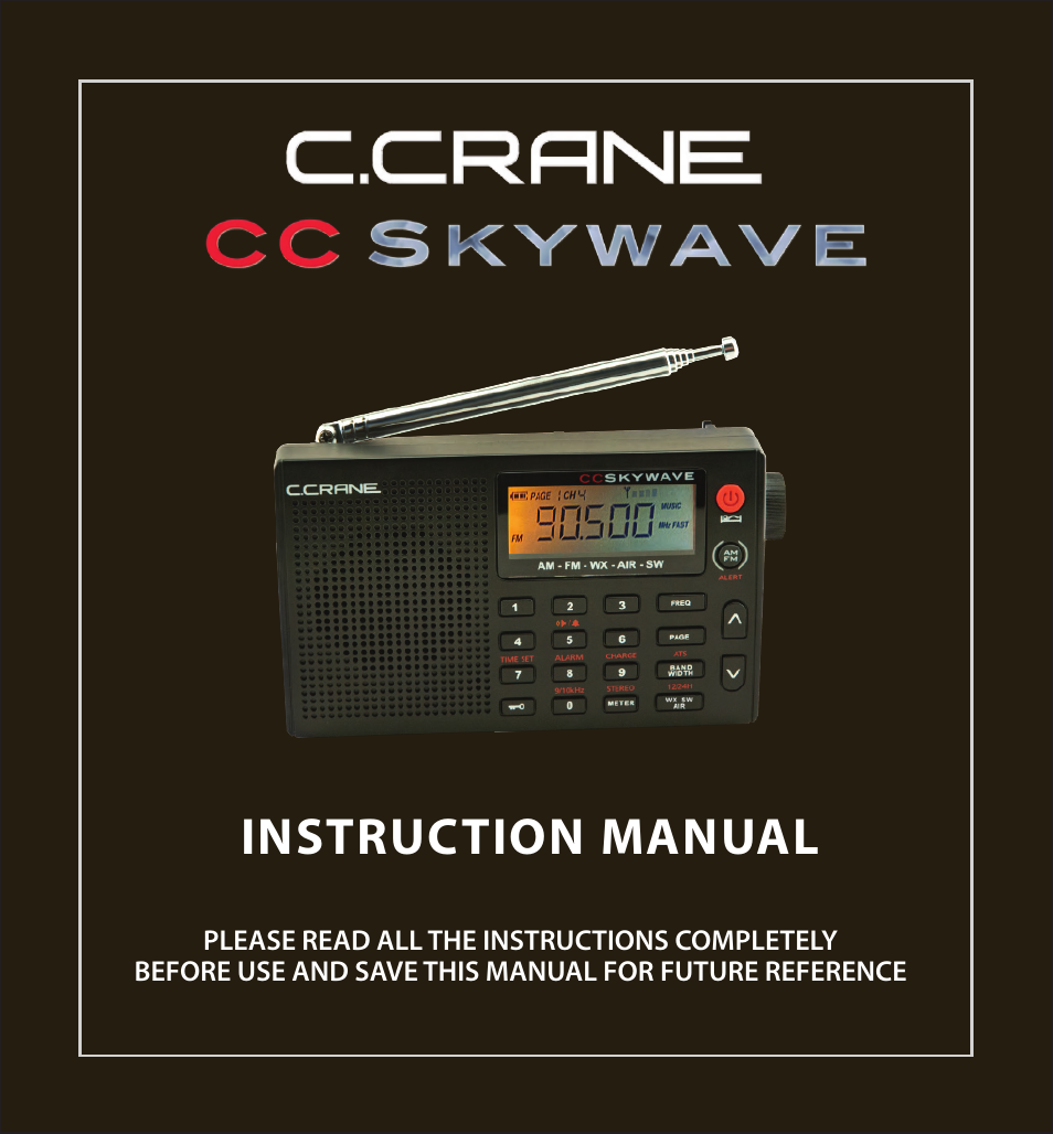 C. Crane SKWV User Manual | 20 pages