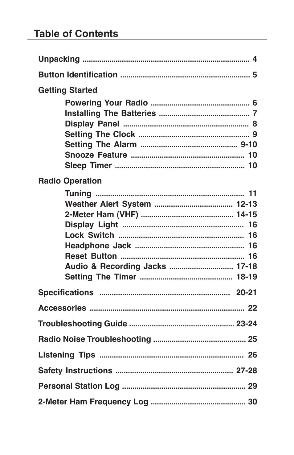 C. Crane CC2TER User Manual | Page 3 / 32