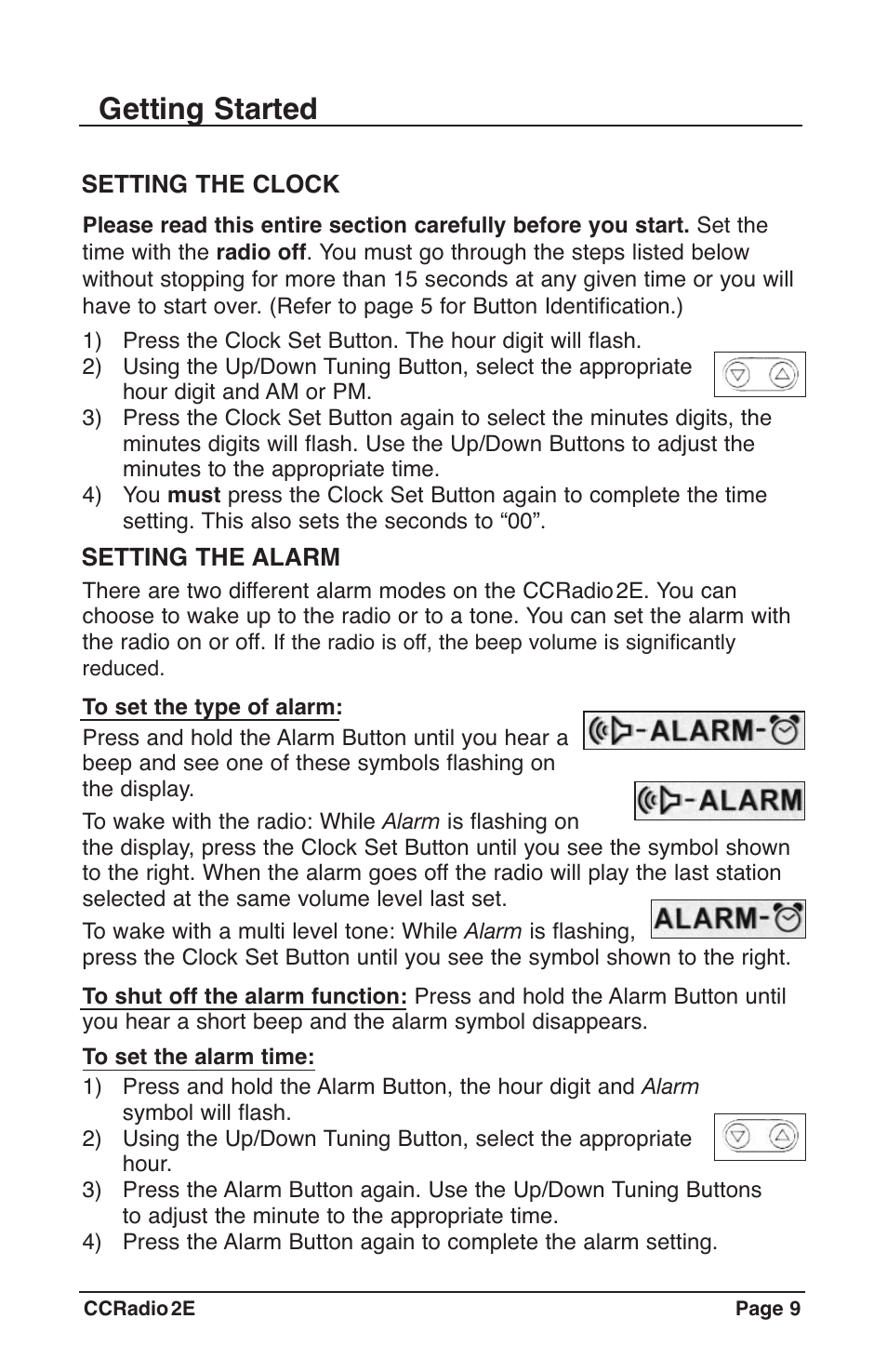 Getting started | C. Crane CC2TER User Manual | Page 9 / 32