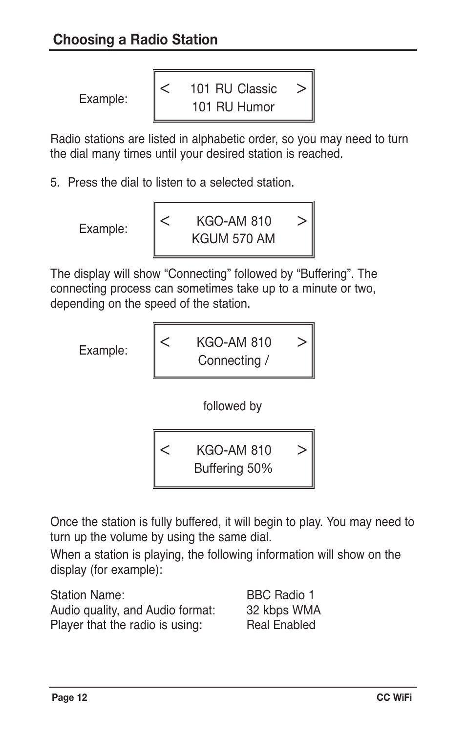 C. Crane CWFR User Manual | Page 12 / 48
