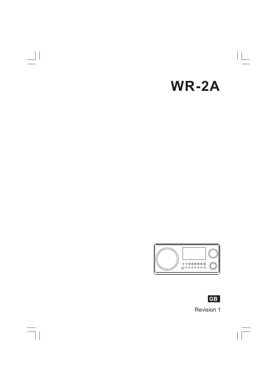 C. Crane WR-2A User Manual | 30 pages