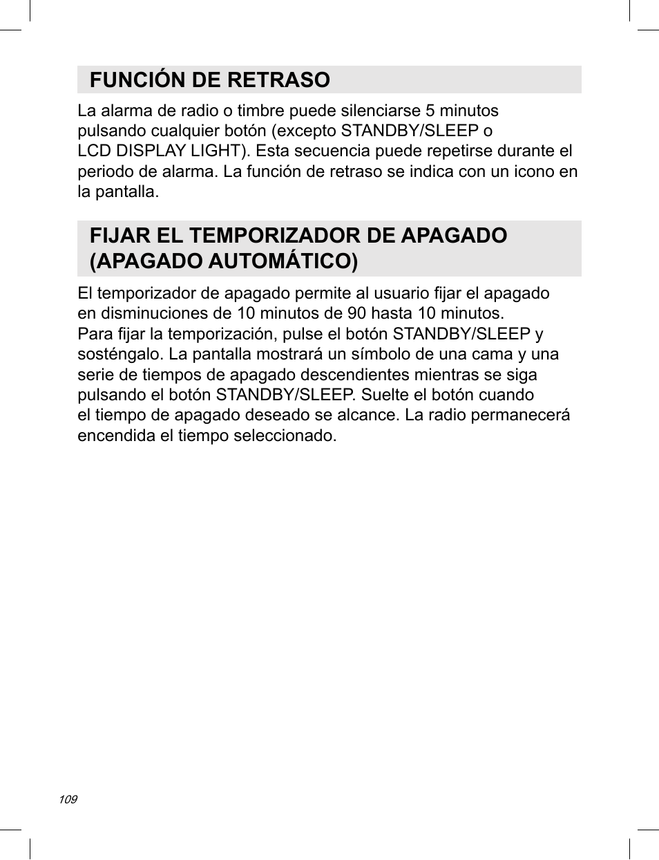 Función de retraso | C. Crane ATS-909X User Manual | Page 110 / 202