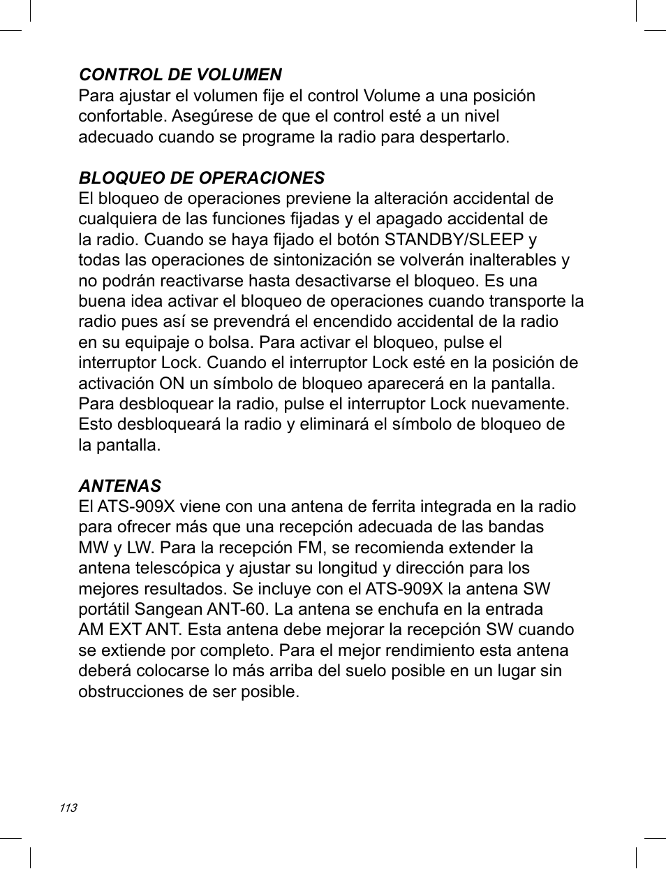 C. Crane ATS-909X User Manual | Page 114 / 202