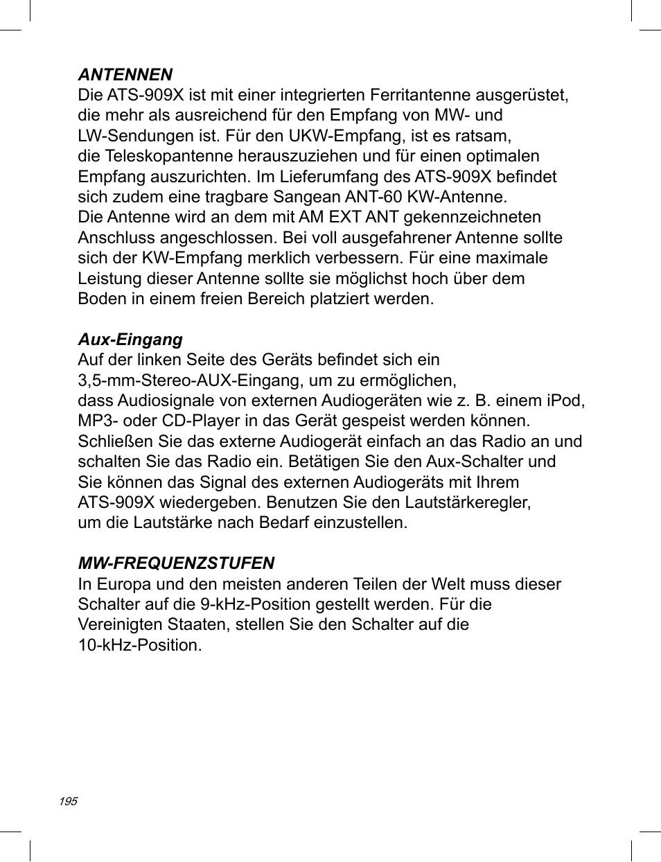 C. Crane ATS-909X User Manual | Page 196 / 202