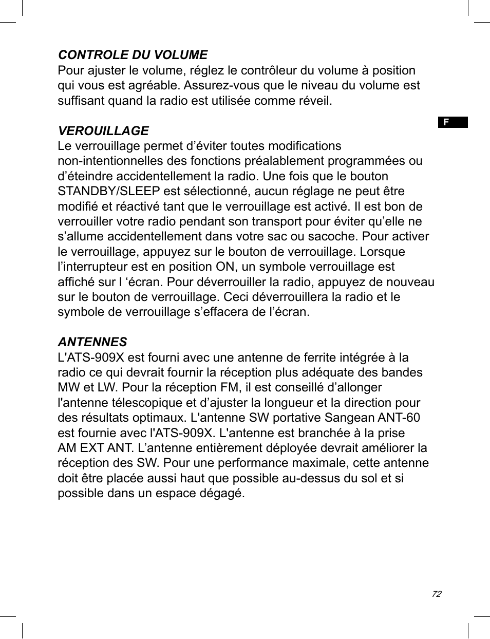 C. Crane ATS-909X User Manual | Page 73 / 202