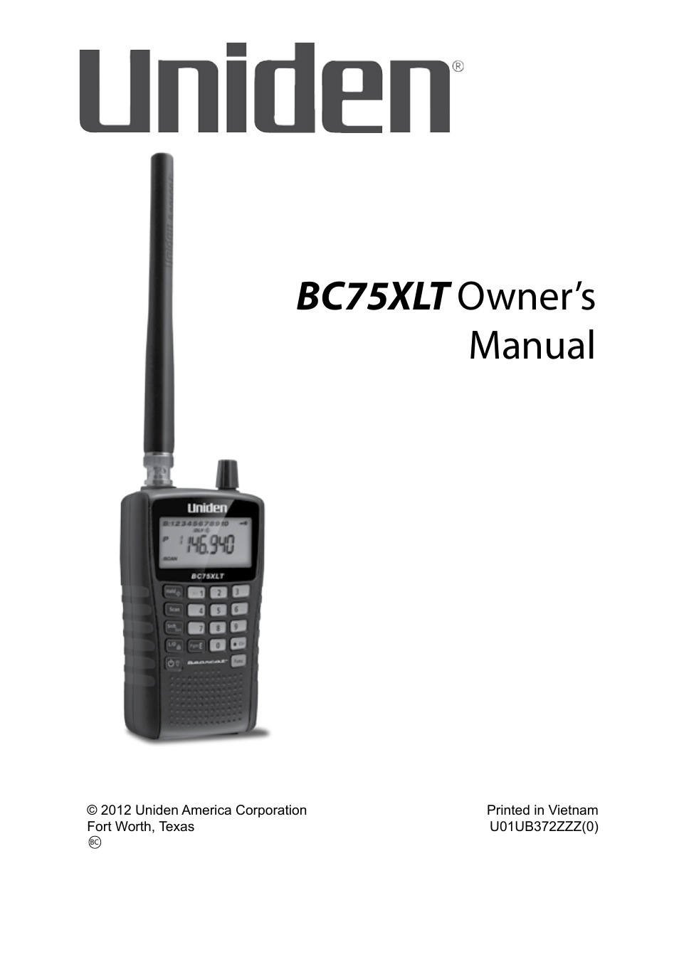 C. Crane BC75XLT User Manual | 60 pages