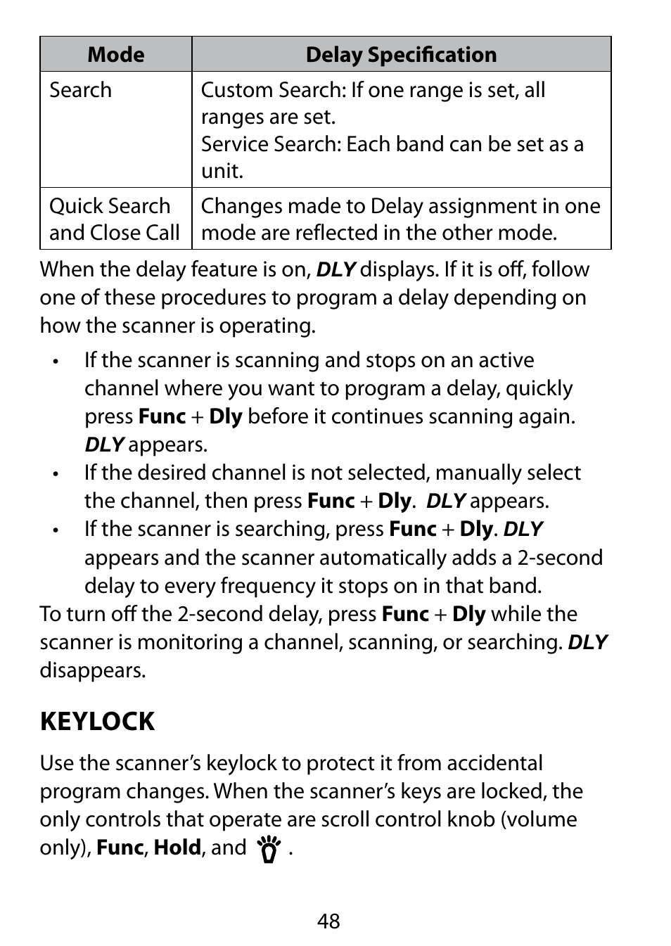 Keylock | C. Crane BC75XLT User Manual | Page 48 / 60