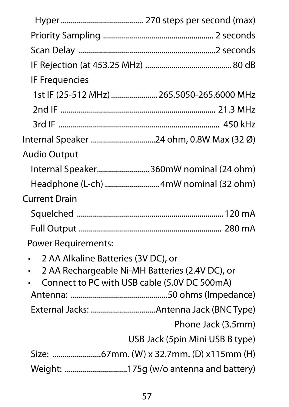 C. Crane BC75XLT User Manual | Page 57 / 60