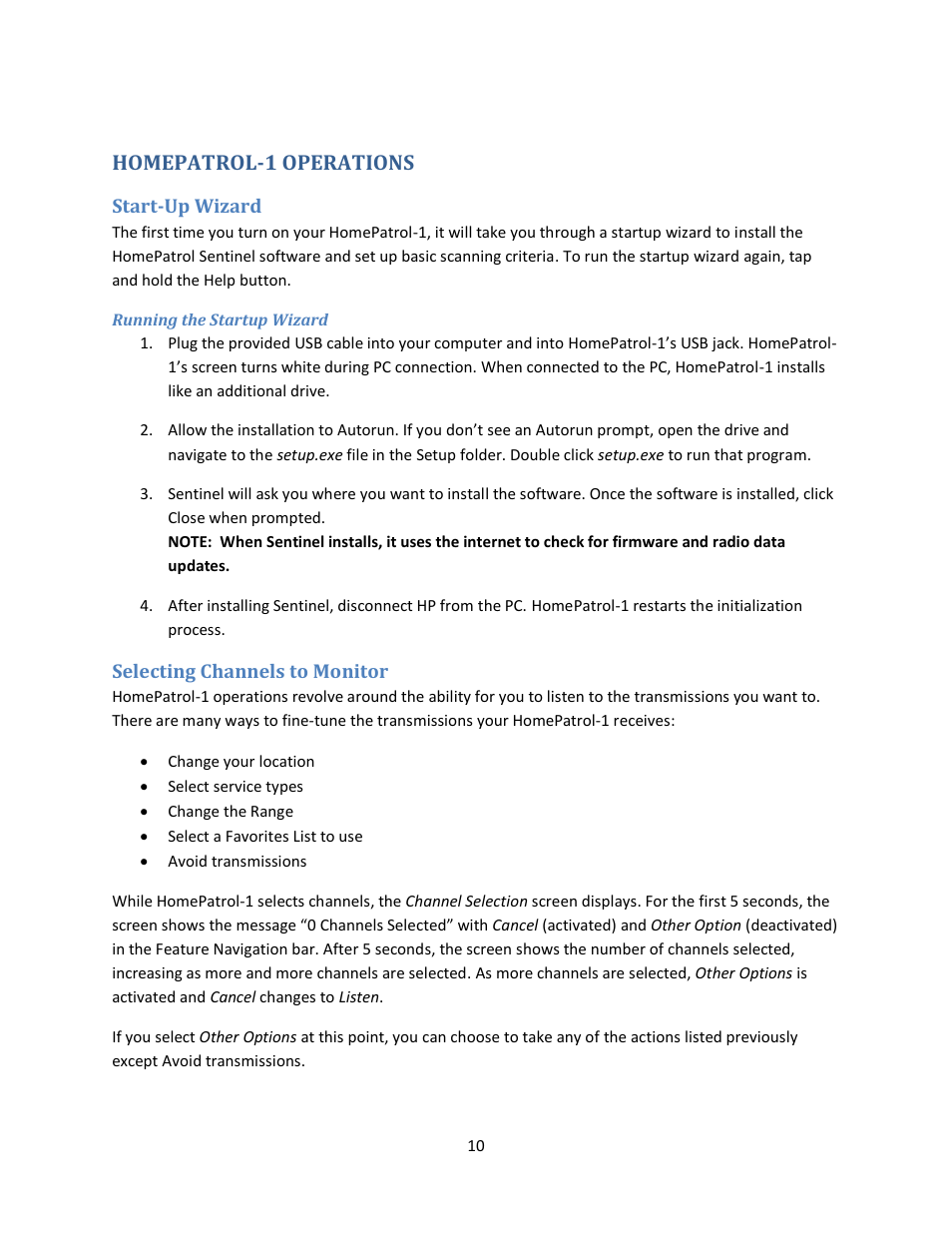 Homepatrol-1 operations | C. Crane UHPR Manual User Manual | Page 15 / 37