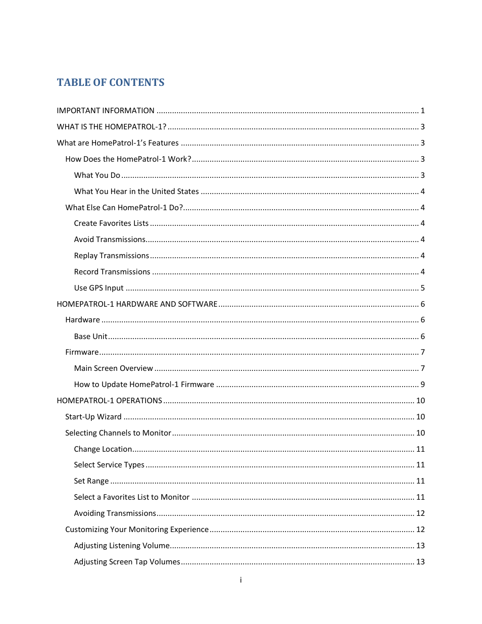 C. Crane UHPR Manual User Manual | Page 3 / 37