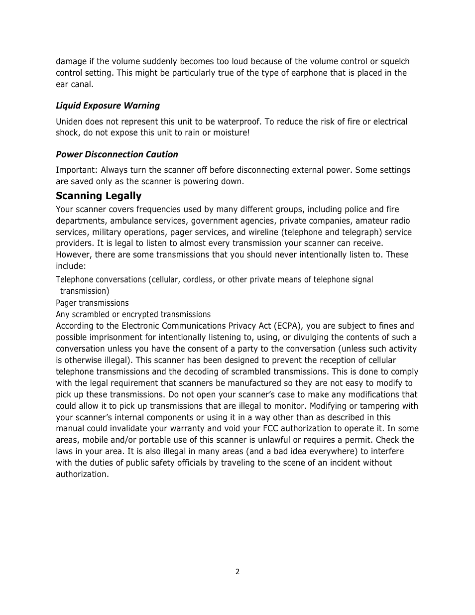 C. Crane UHPR Manual User Manual | Page 7 / 37