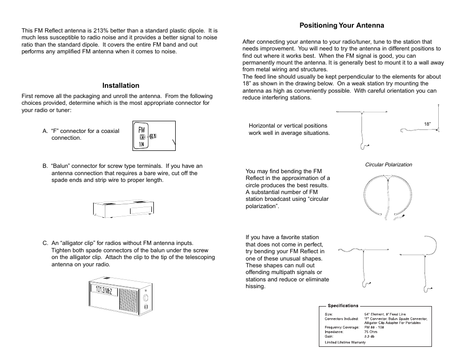C. Crane FMW User Manual | Page 2 / 2