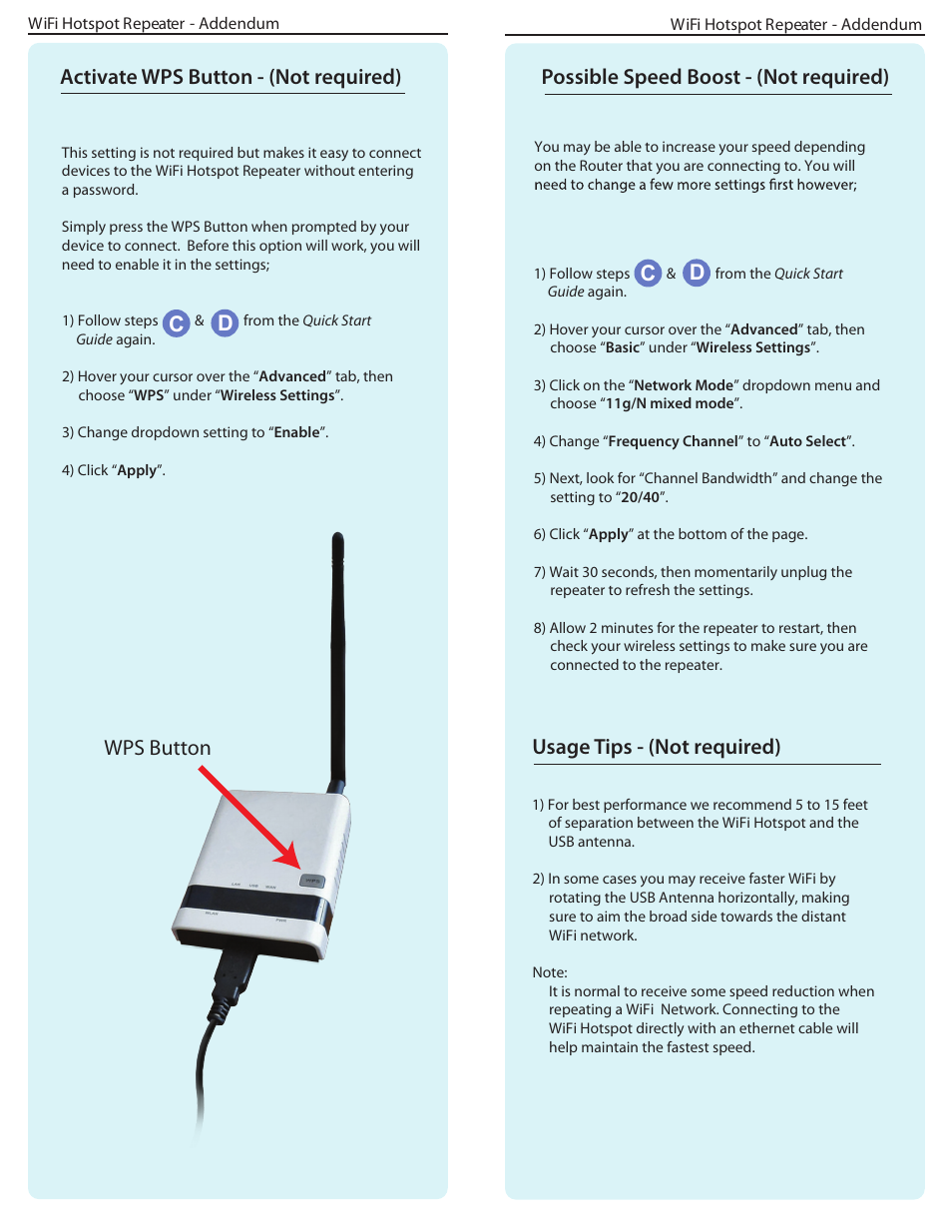 C. Crane SEAK Addendum User Manual | 1 page