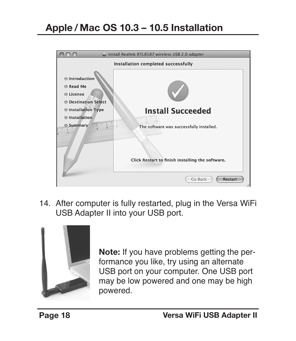 C. Crane Versa WiFi USB Adapter II User Manual | Page 18 / 28