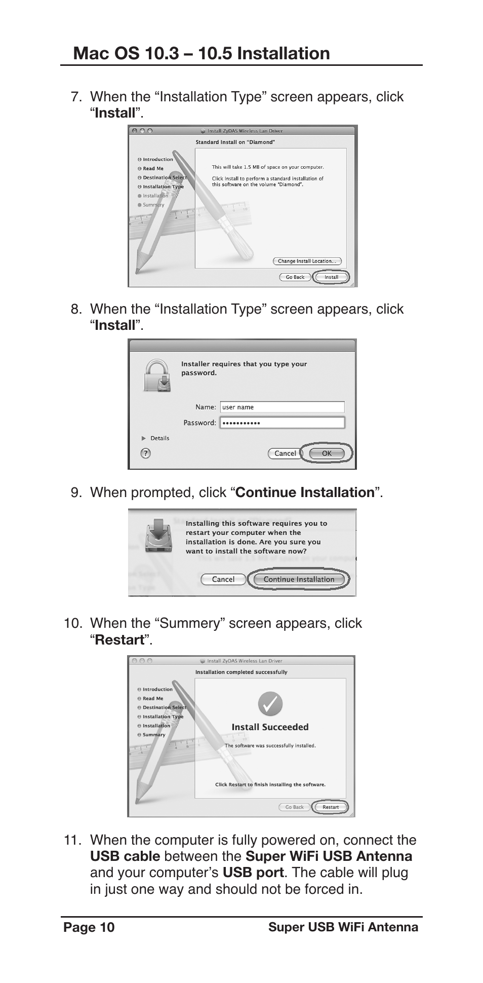 C. Crane Super USB WiFi Antenna II User Manual | Page 10 / 16