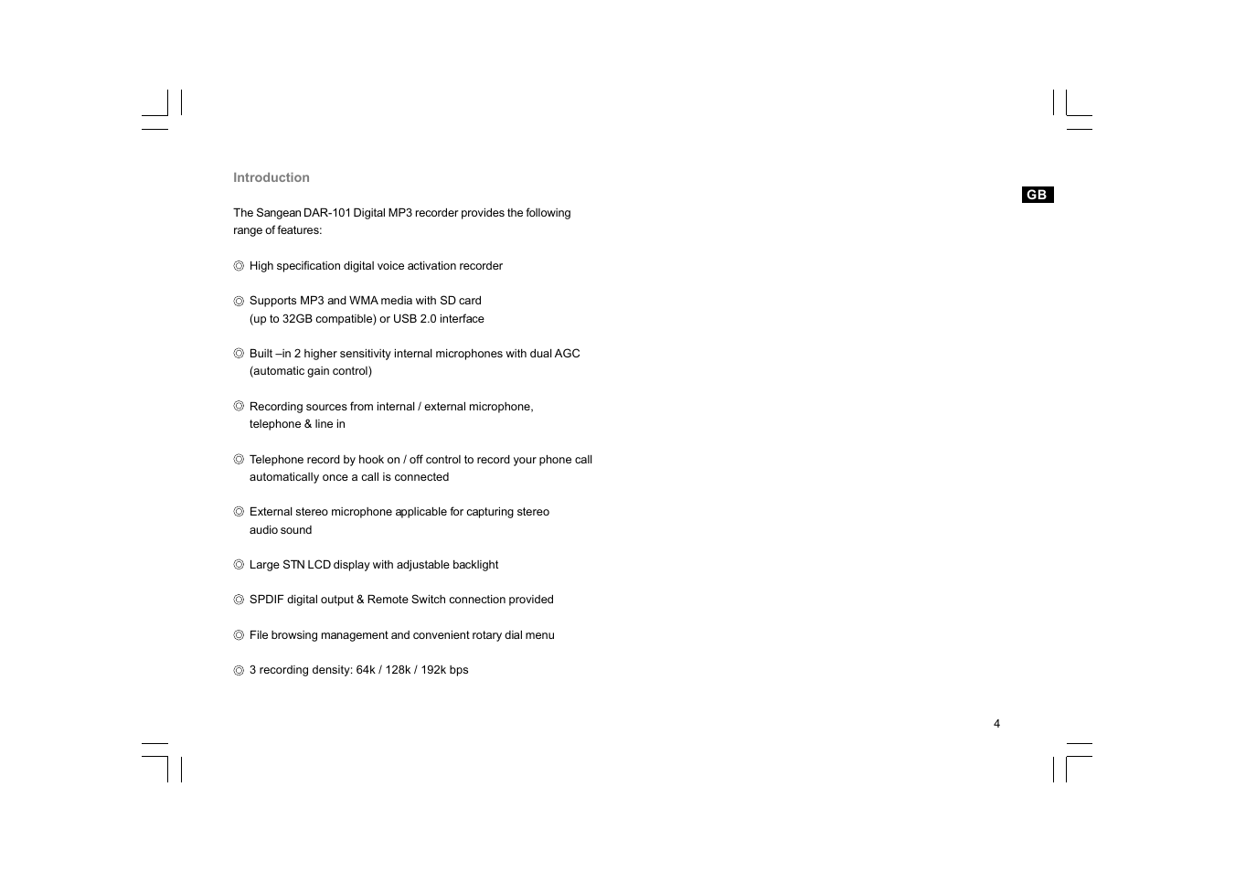 C. Crane DAR-101 User Manual | Page 5 / 161