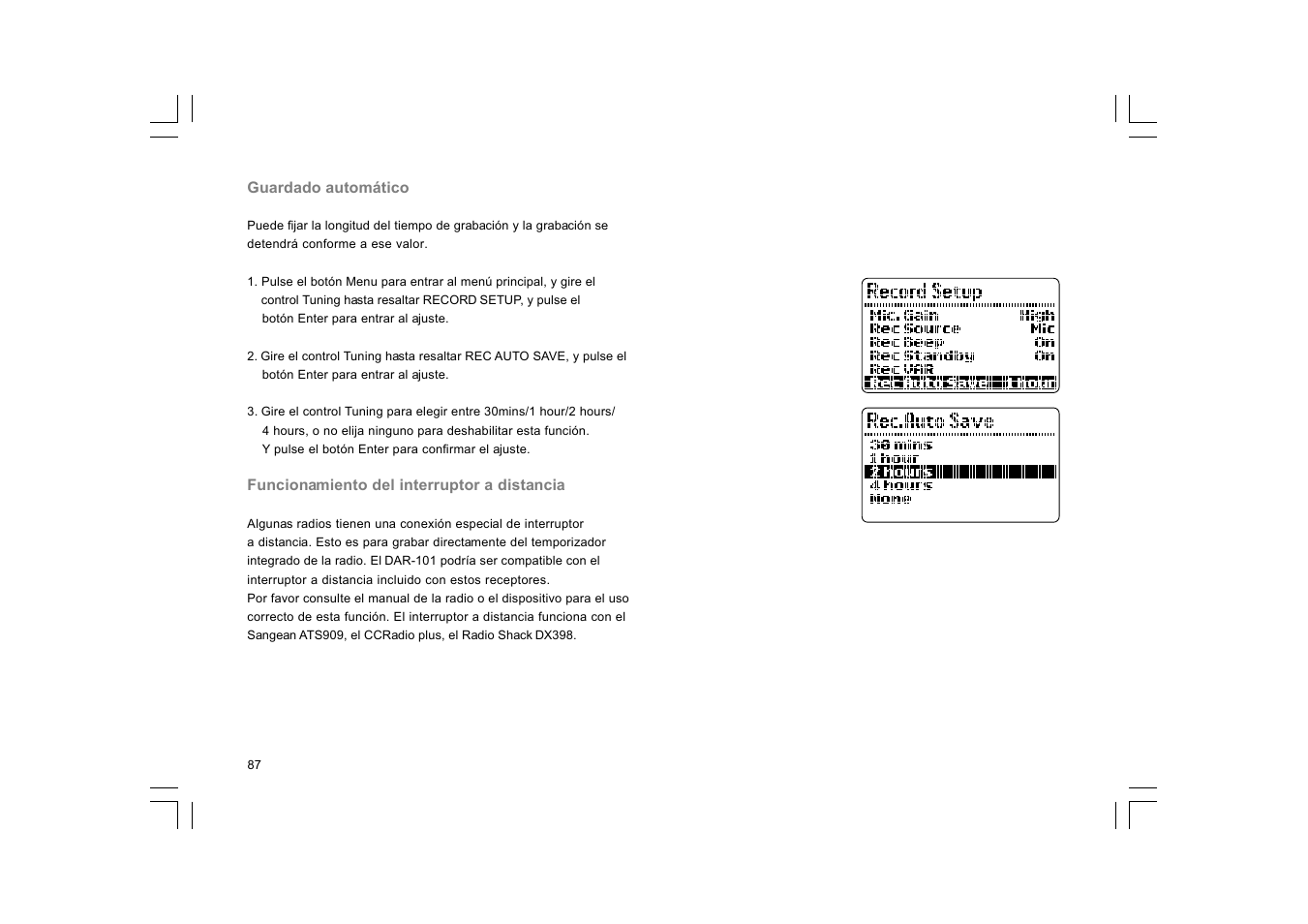 C. Crane DAR-101 User Manual | Page 88 / 161