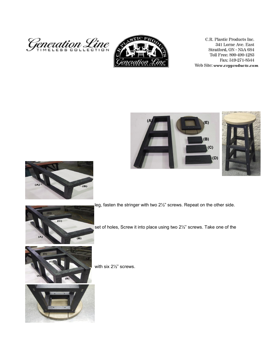 C.R.Plastic Products C23 User Manual | 1 page