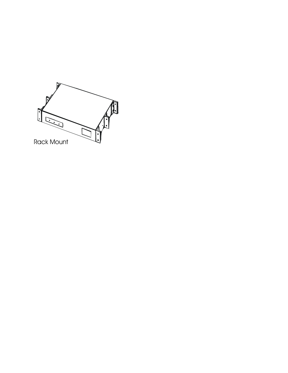 Installing the 3240s, Installing the 3240s -4, Figure 7. rack mount brackets -4 | Rack mount | CANOGA PERKINS 3240S SNMP-Managed T1/E1 Fiber-Optic Multiplexer User Manual | Page 16 / 50