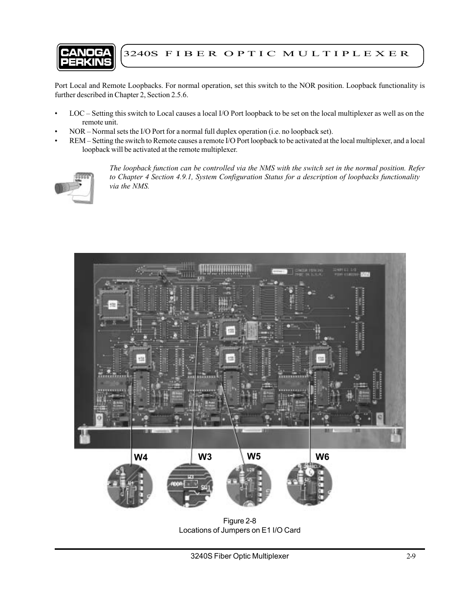 CANOGA PERKINS 3240S SNMP Managed Fiber Optic Multiplexer User Manual | Page 25 / 108