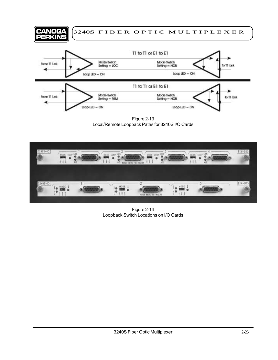 CANOGA PERKINS 3240S SNMP Managed Fiber Optic Multiplexer User Manual | Page 39 / 108