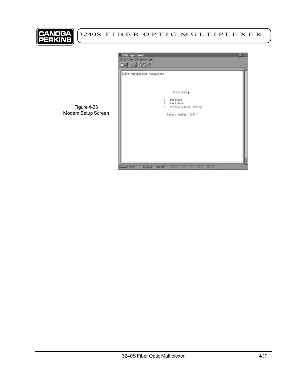 CANOGA PERKINS 3240S SNMP Managed Fiber Optic Multiplexer User Manual | Page 79 / 108