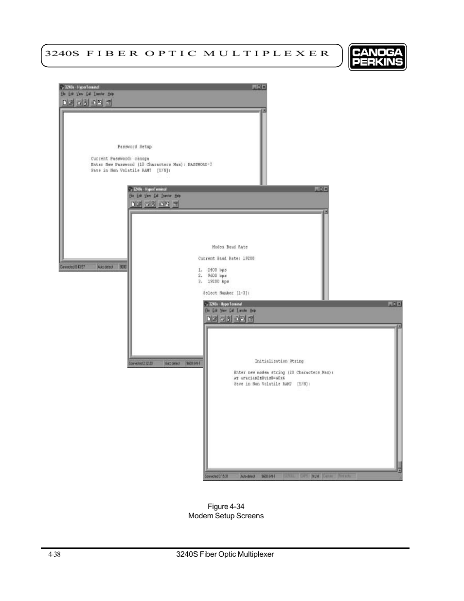 CANOGA PERKINS 3240S SNMP Managed Fiber Optic Multiplexer User Manual | Page 80 / 108