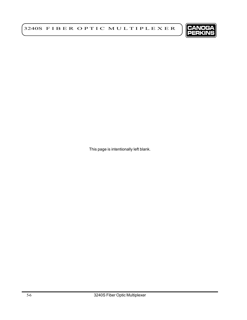 CANOGA PERKINS 3240S SNMP Managed Fiber Optic Multiplexer User Manual | Page 88 / 108