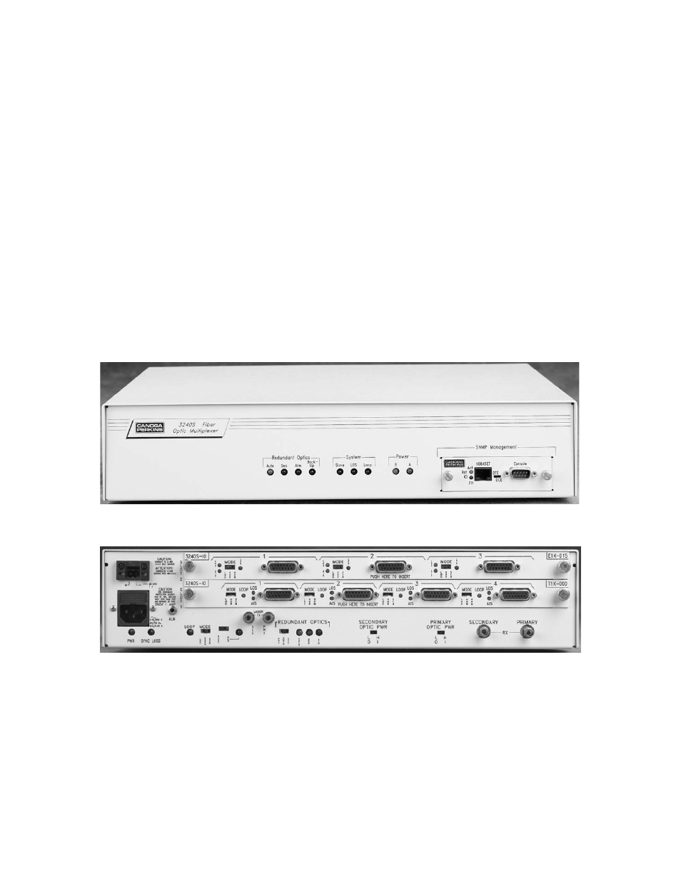Chapter 1 - overview, 3240s fiber optic multiplexer, Chapter 1 overview | CANOGA PERKINS 3240S SNMP-Managed T1/E1 Fiber-Optic Multiplexer User Manual | Page 9 / 48