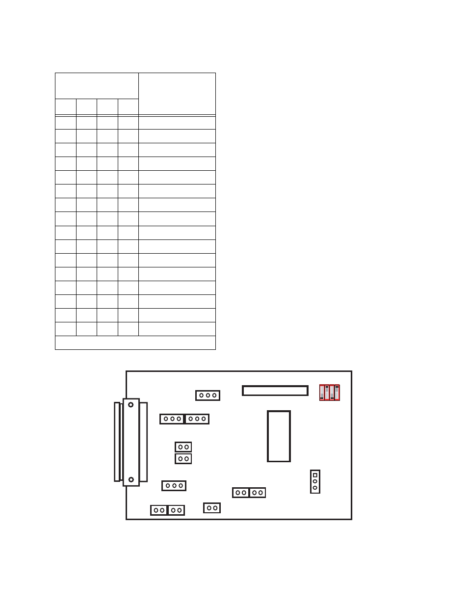 Table 4-17 defines the de | CANOGA PERKINS 2240 Fiber Optic Modem User Manual | Page 70 / 98