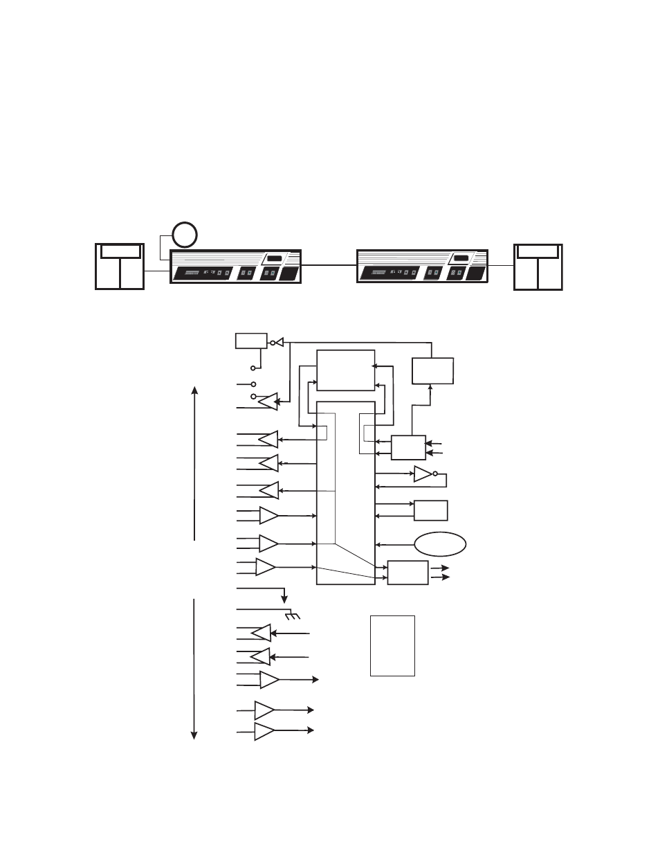 3 external station, External station, Figure 4-9, f | Programmable buffered interface/model p53, J1(db - 25), Mm or sm fiber optics kg/kiv red blk, Kg/kiv red blk, Fifo | CANOGA PERKINS 2240 Fiber Optic Modem User Manual | Page 74 / 98