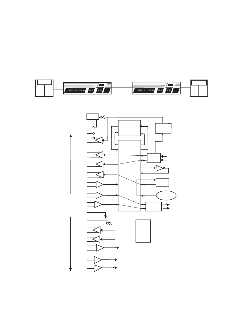 4 internal, Internal, Igure 4-11, fig | Chapter 4 data interfaces, Programmable buffered interface/model p53, J1(db - 25) | CANOGA PERKINS 2240 Fiber Optic Modem User Manual | Page 75 / 98