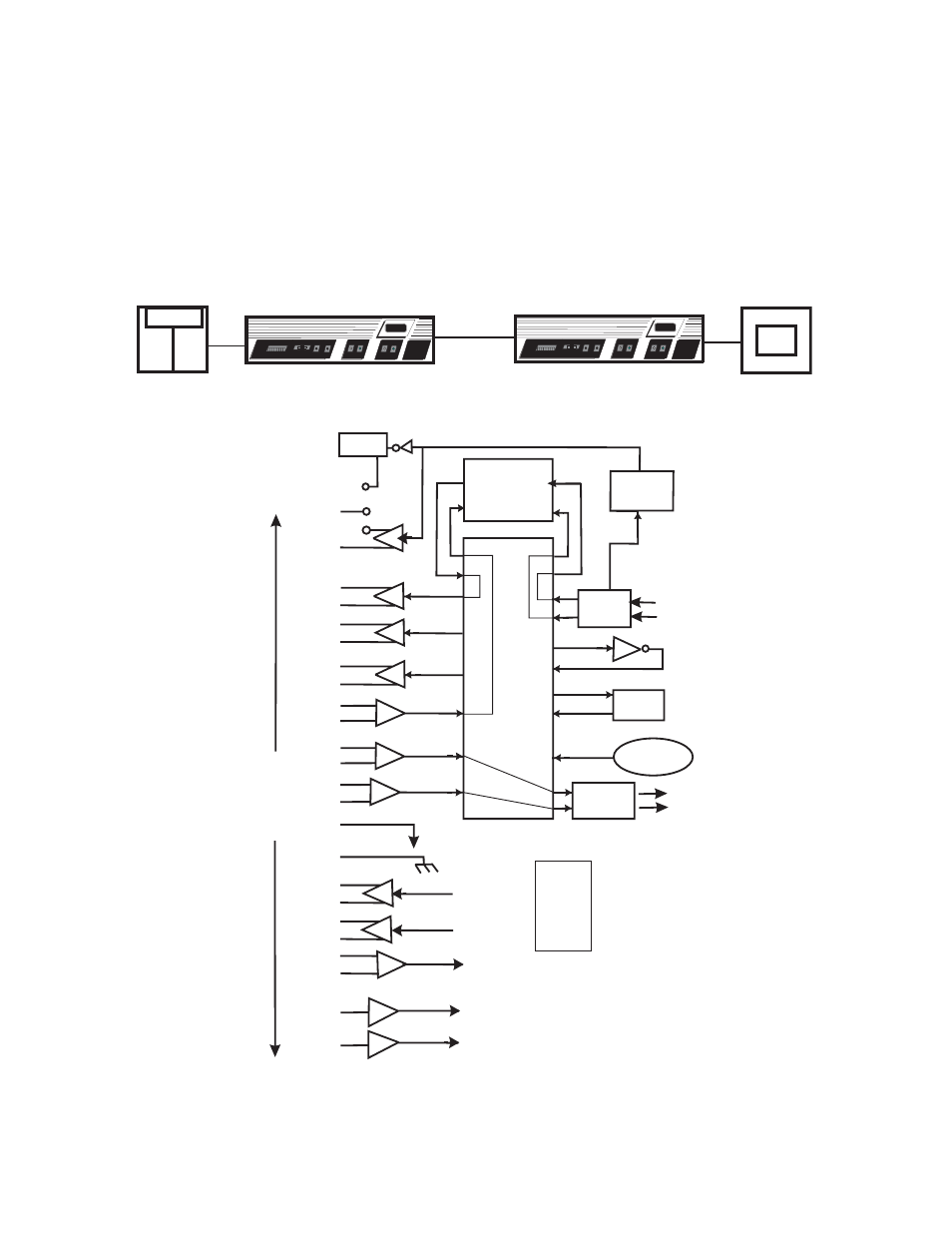 5 external, External, Ure 4-13 | 01 (see figure 4-13), Programmable buffered interface/model p53, J1(db - 25), Mm or sm fiber optics kg/kiv red blk dte | CANOGA PERKINS 2240 Fiber Optic Modem User Manual | Page 76 / 98