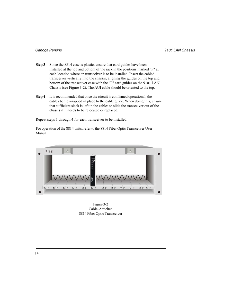 CANOGA PERKINS 9101 LAN Chassis User Manual | Page 14 / 31