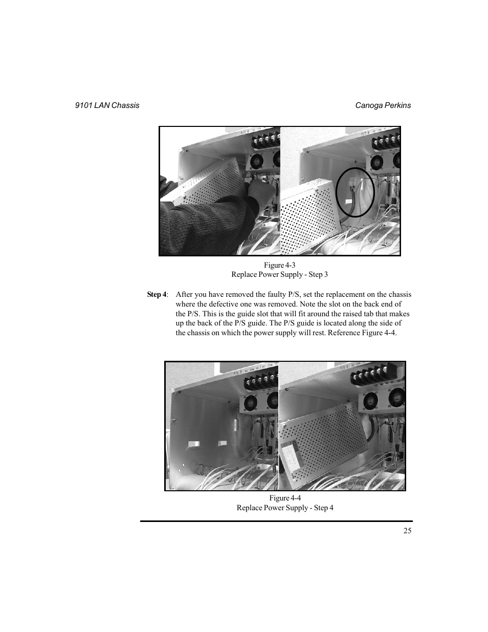 CANOGA PERKINS 9101 LAN Chassis User Manual | Page 25 / 31