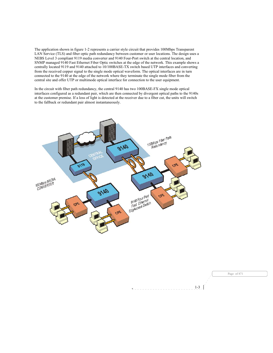 CANOGA PERKINS 9140 Four-Port SNMP Managed Fast Ethernet Switch User Manual | Page 13 / 99