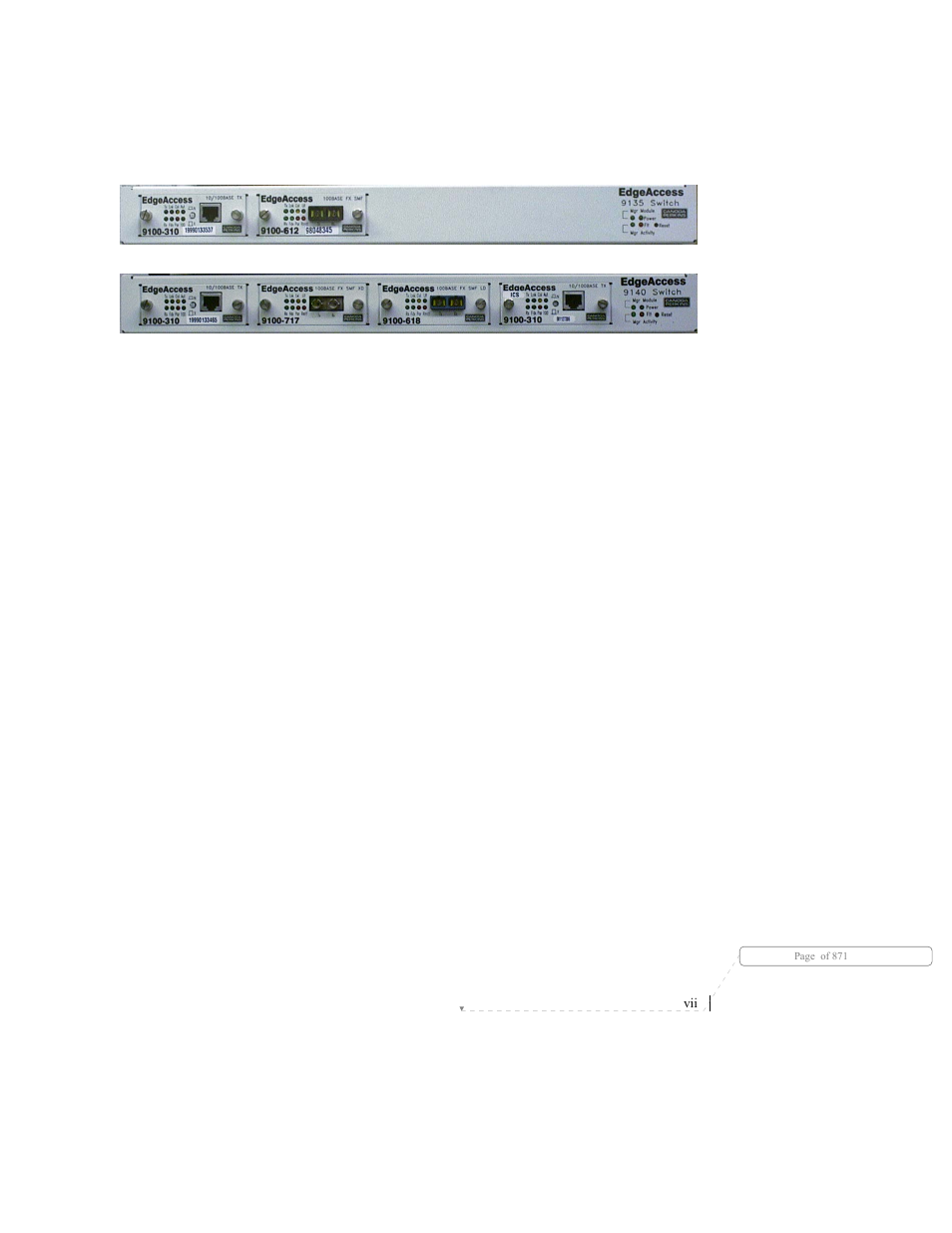 CANOGA PERKINS 9140 Four-Port SNMP Managed Fast Ethernet Switch User Manual | Page 9 / 99