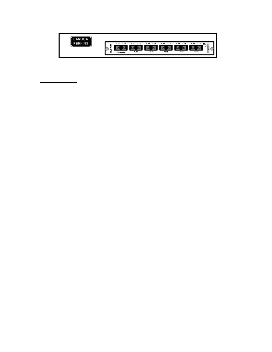 Configuration | CANOGA PERKINS 6008 Wave Division Multiplexer User Manual | Page 4 / 8
