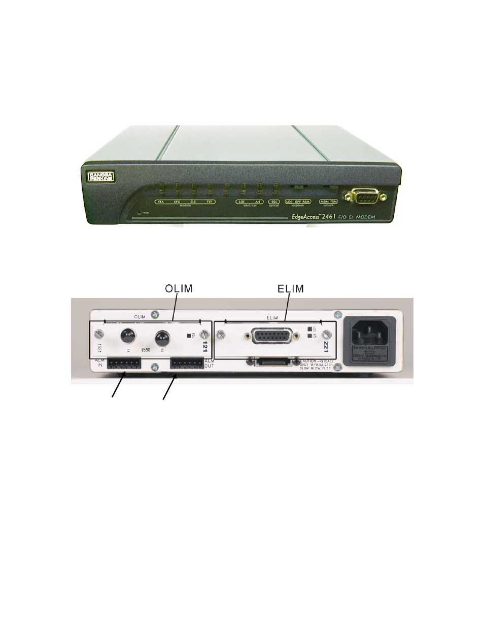 2 mdm / trm switch, 2 mdm / trm switch -3 | CANOGA PERKINS 2461 E1 Modem User Manual | Page 29 / 80