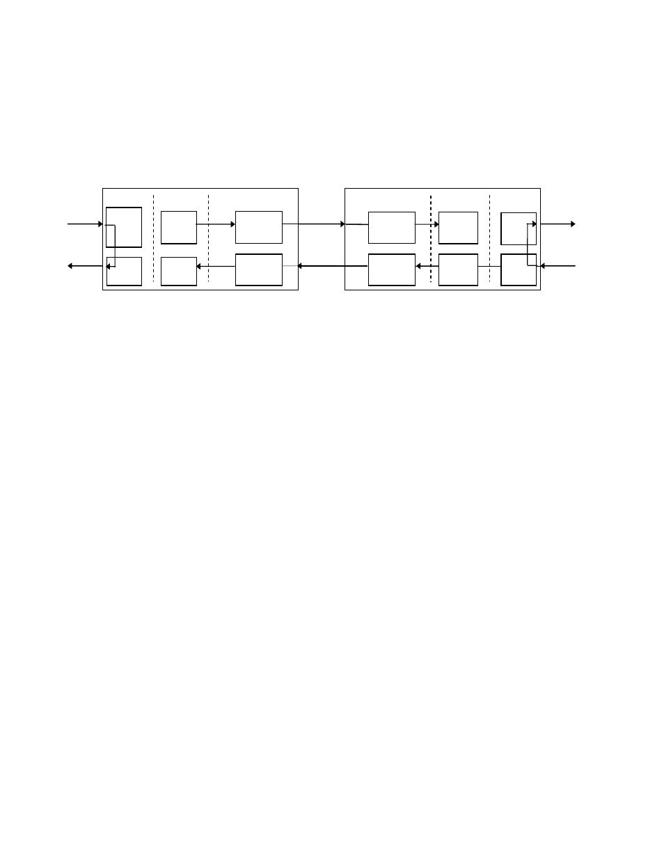 7 local loopback at both ends, 7 local loopback at both ends -8, Figure 40. local loopback at both ends -8 | CANOGA PERKINS 2461 E1 Modem User Manual | Page 52 / 80