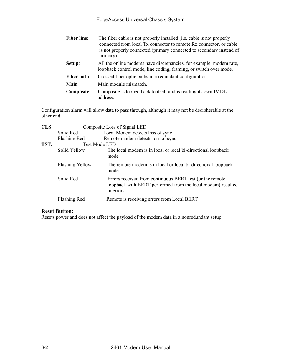 CANOGA PERKINS 2461 E1 Modem User Manual | Page 26 / 74
