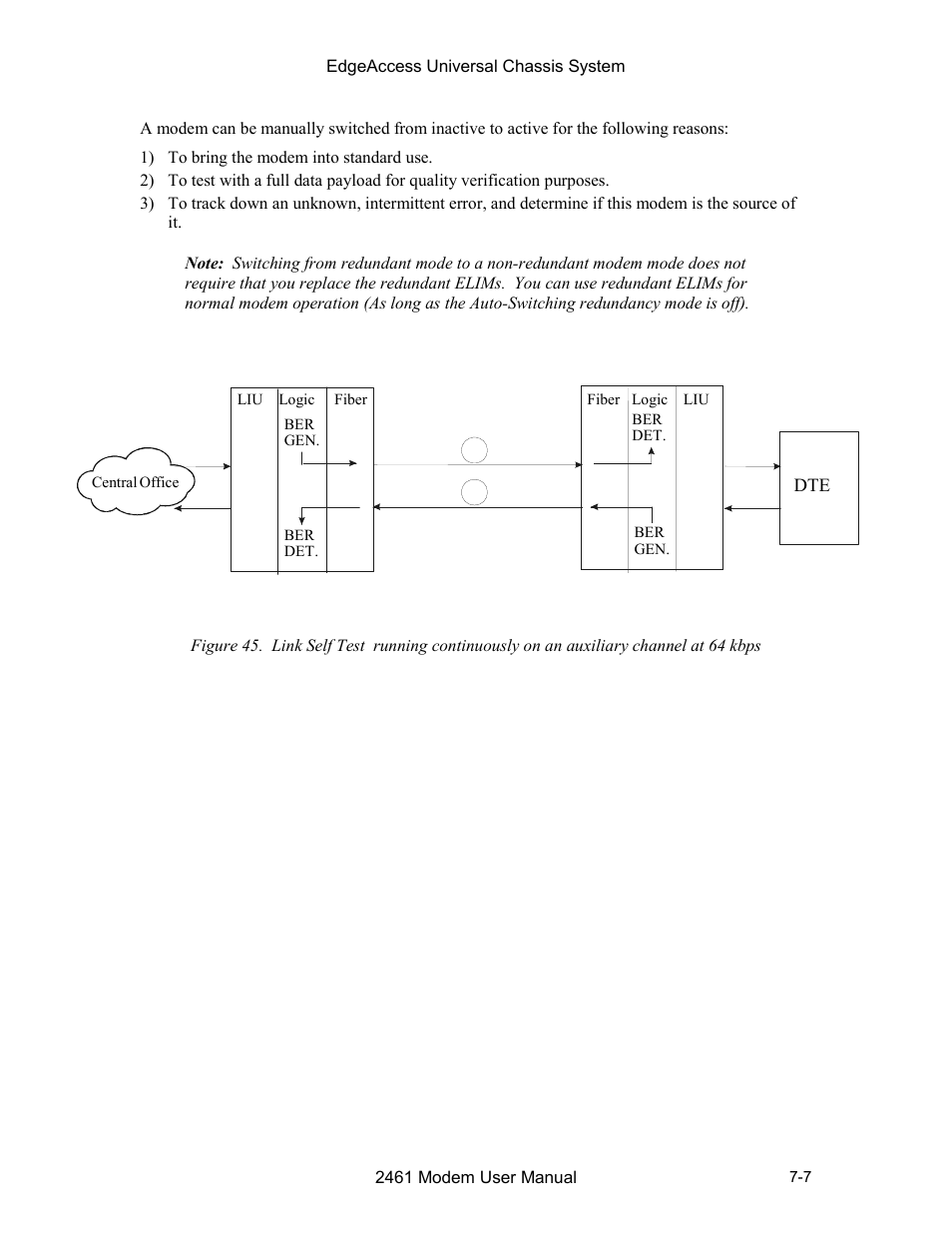 CANOGA PERKINS 2461 E1 Modem User Manual | Page 63 / 74