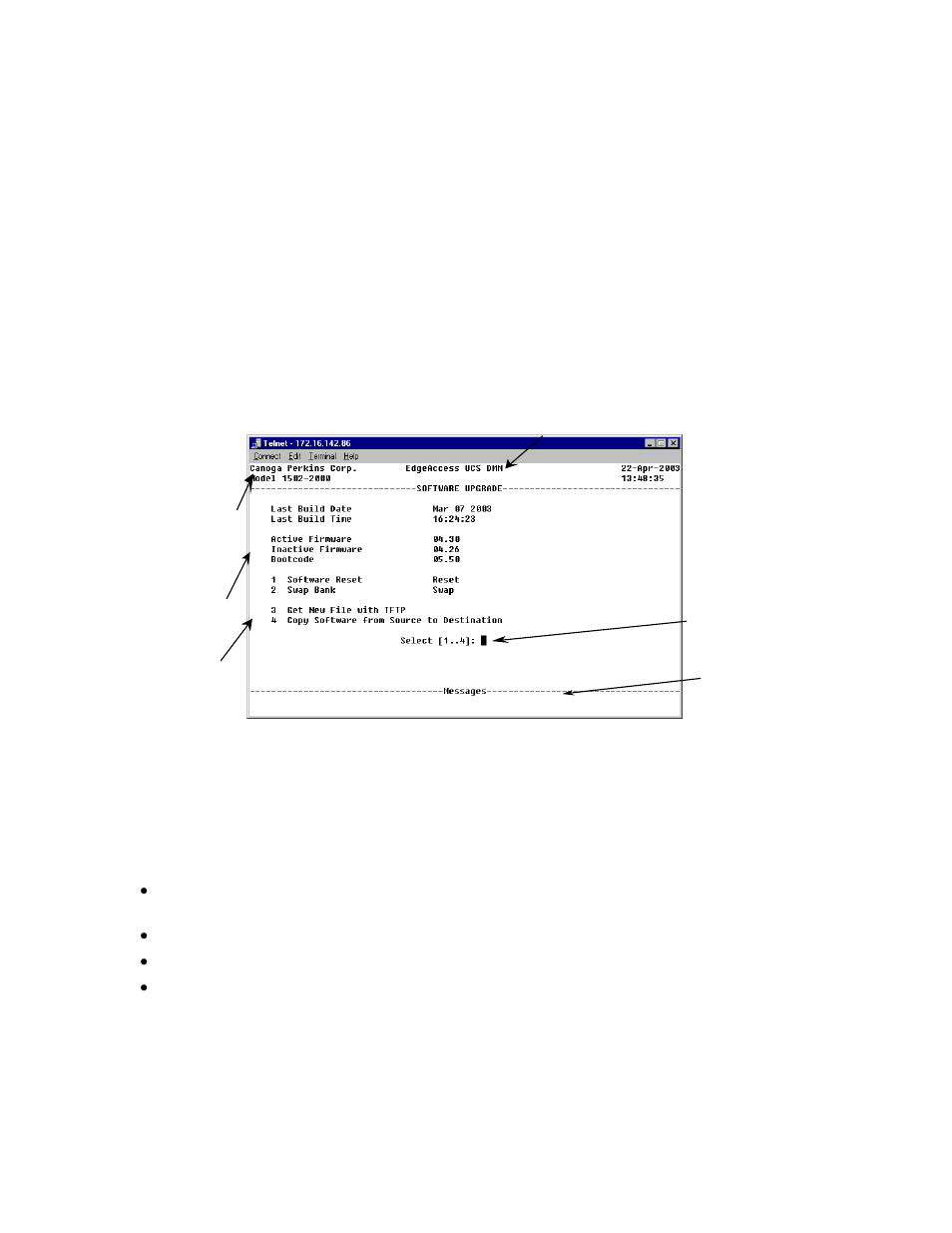 Management user interface, General screen format, Management user interface -2 | General screen format -2, Figure 4. general screen format -2 | CANOGA PERKINS 1502 Domain Management Module User Manual | Page 12 / 54