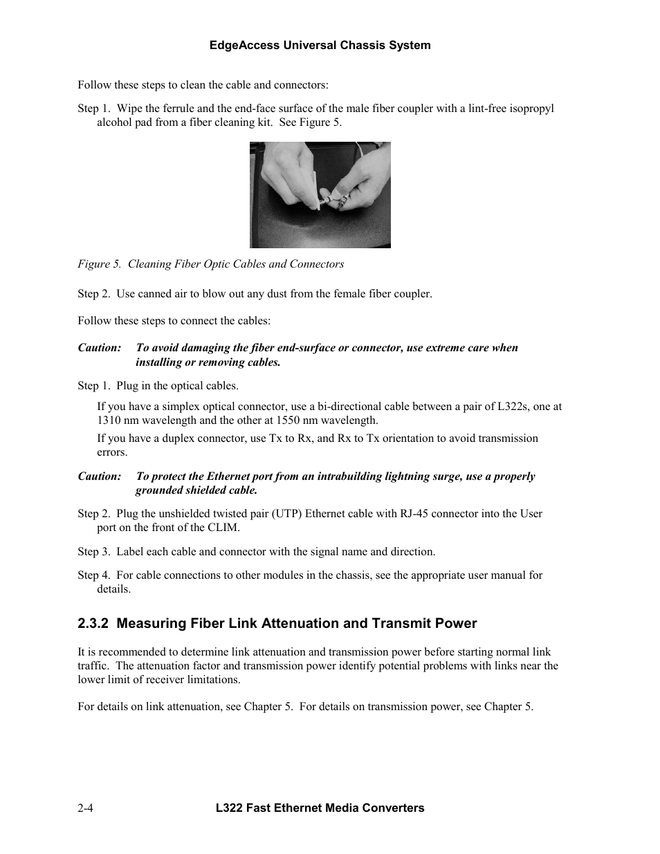 CANOGA PERKINS L322 Fast Ethernet Media Converter User Manual | Page 14 / 38