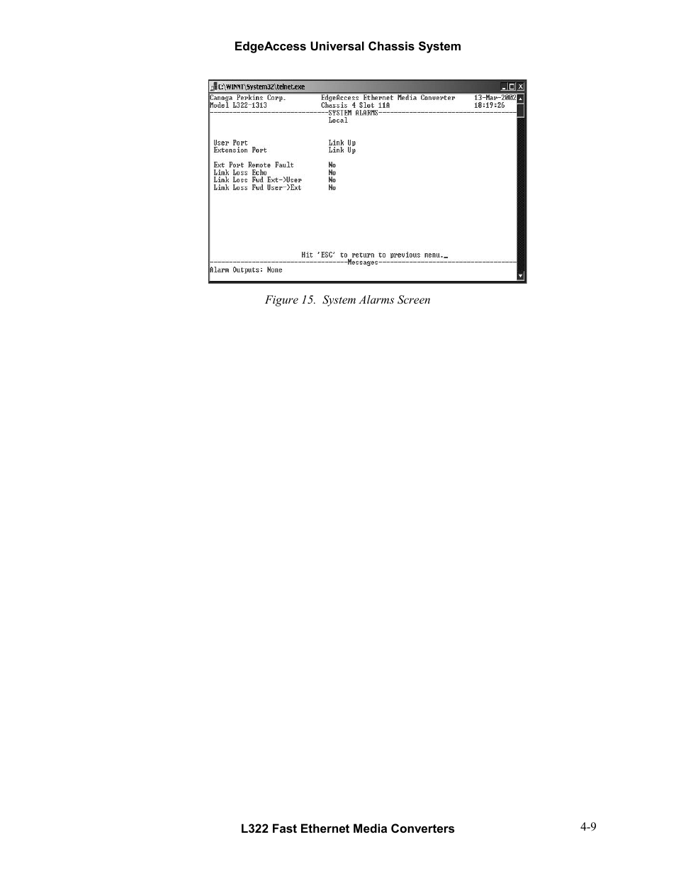 CANOGA PERKINS L322 Fast Ethernet Media Converter User Manual | Page 27 / 38
