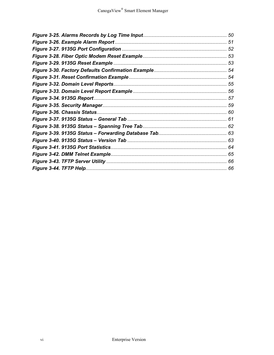 CANOGA PERKINS CanogaView Smart Element Manager User Manual | Page 6 / 83