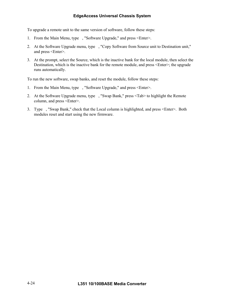 CANOGA PERKINS L351 10/100BASE Media Converter User Manual | Page 43 / 53