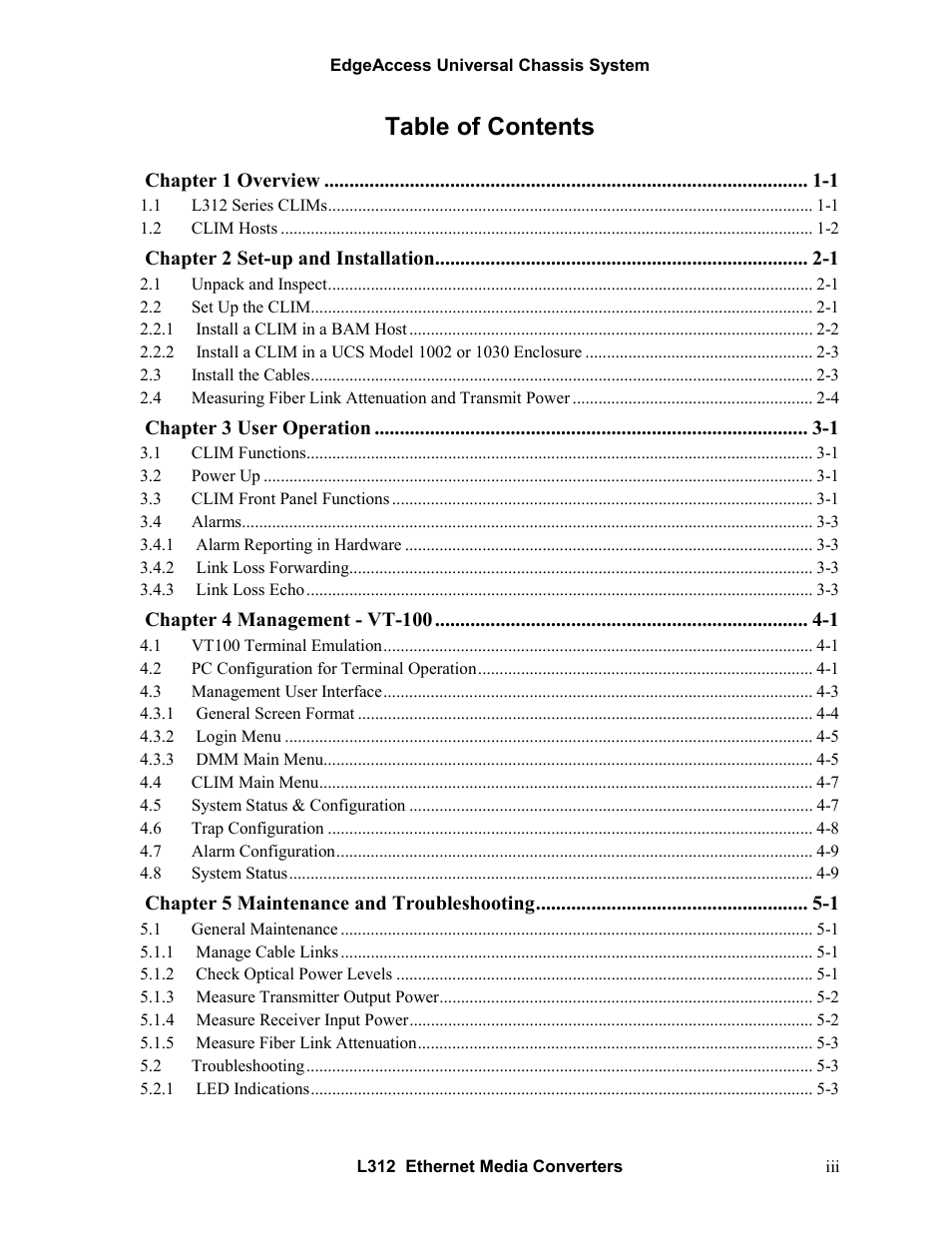 CANOGA PERKINS L312 Ethernet Media Converter User Manual | Page 5 / 38