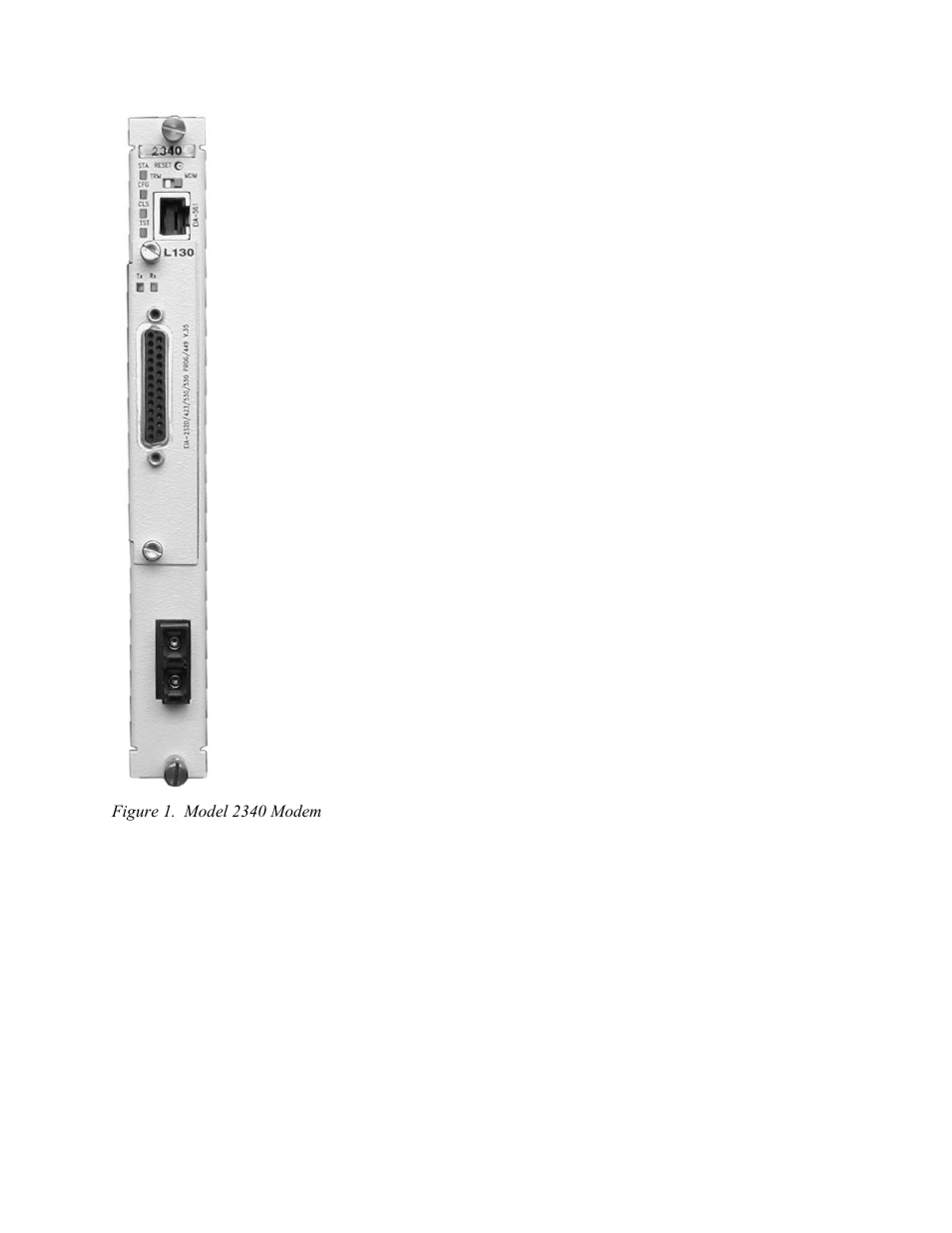 1 modem operation | CANOGA PERKINS 2340 Universal Fiber Optic Modem User Manual | Page 10 / 56