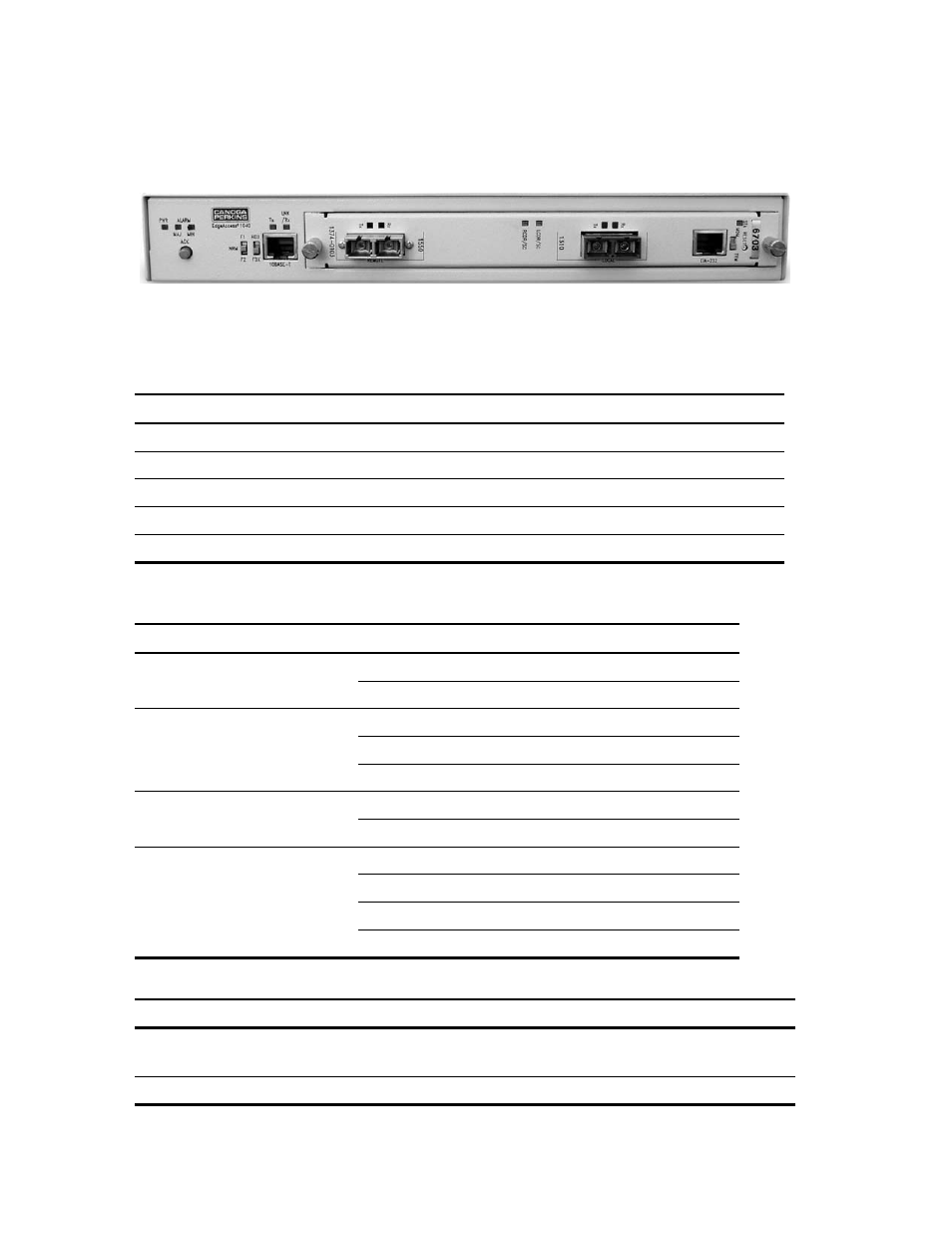 Model 1040 standalone enclosure user manual | CANOGA PERKINS 1040 Standalone Enclosure User Manual | Page 3 / 6
